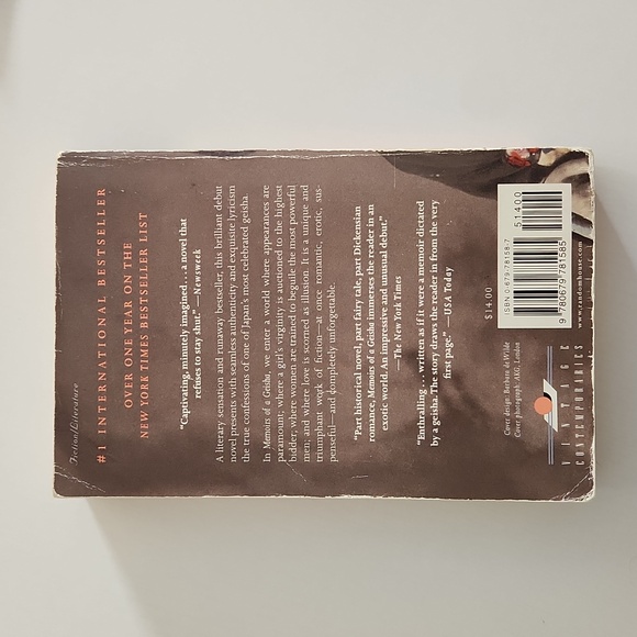 Japanese Book Memoirs of a Geisha Arthur Golden Paperback 1999 - Picture 2 of 7